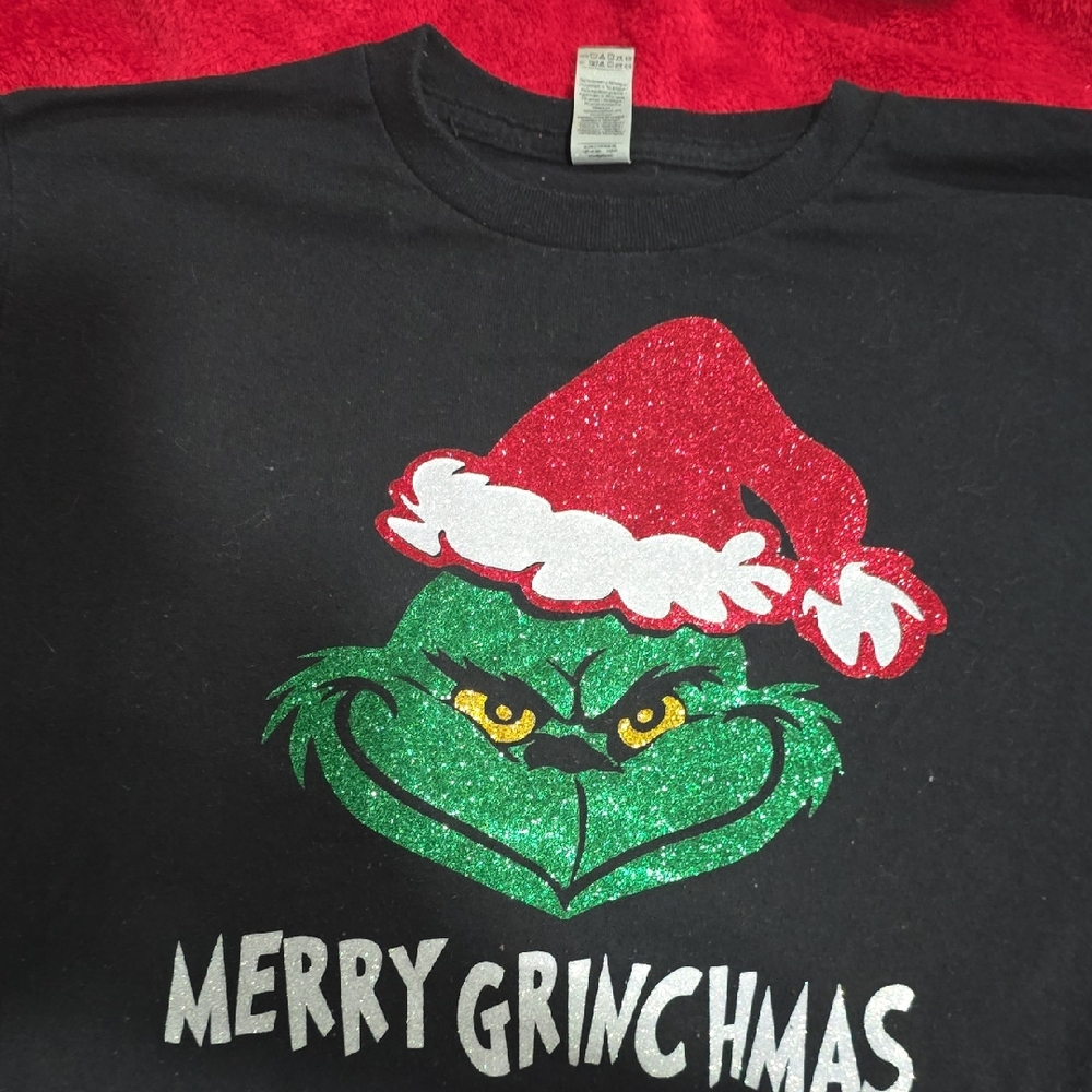 Youth Large Grinch Merry Grinchmas Shirt